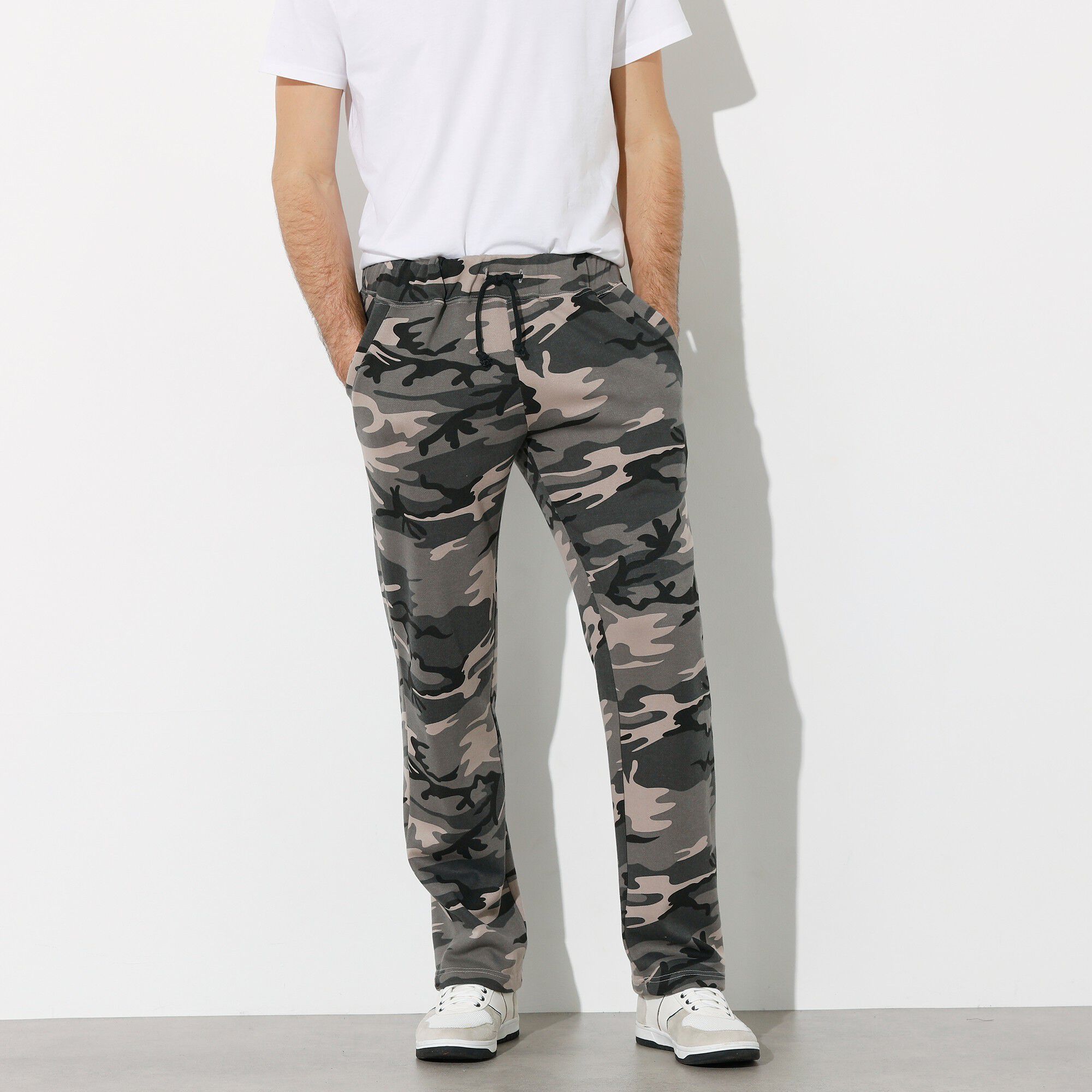 Pantalon jogging molleton bas droits