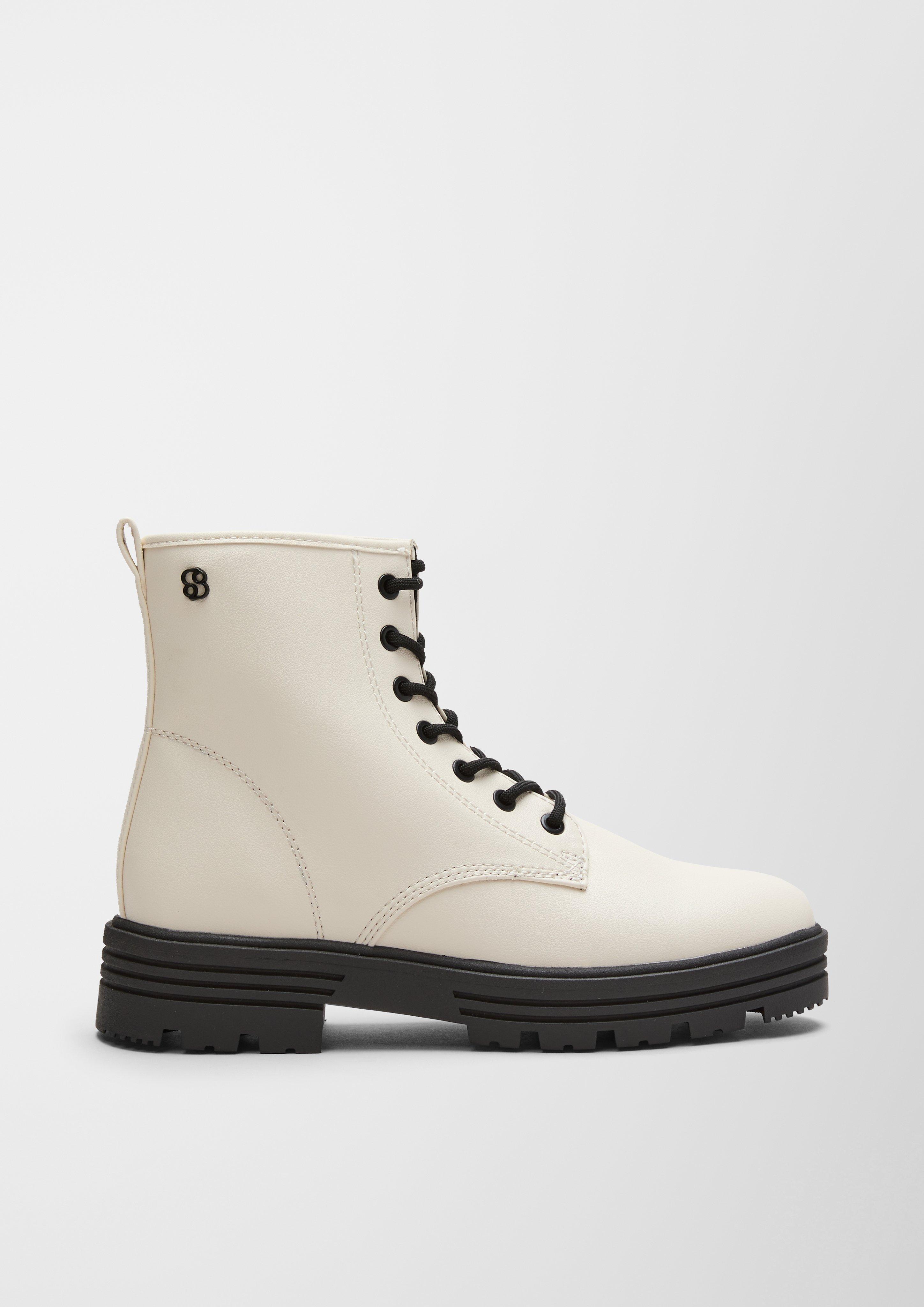 Schnürstiefel aus Kunstleder  6006494-109