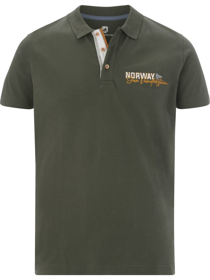 Jan Vanderstorm Poloshirt JAKOV in oliv günstig kaufen