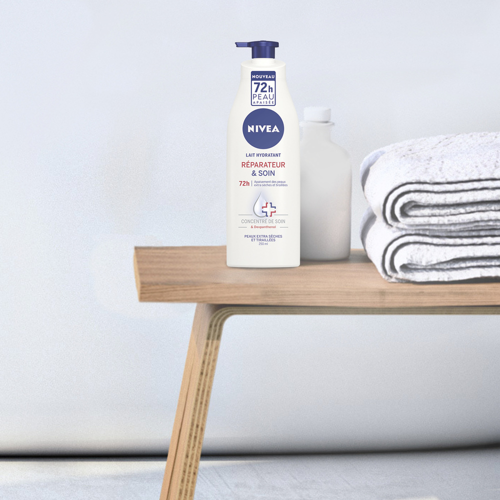 nivea Lait apaisant 72H Réparateur & Soin Lait corps