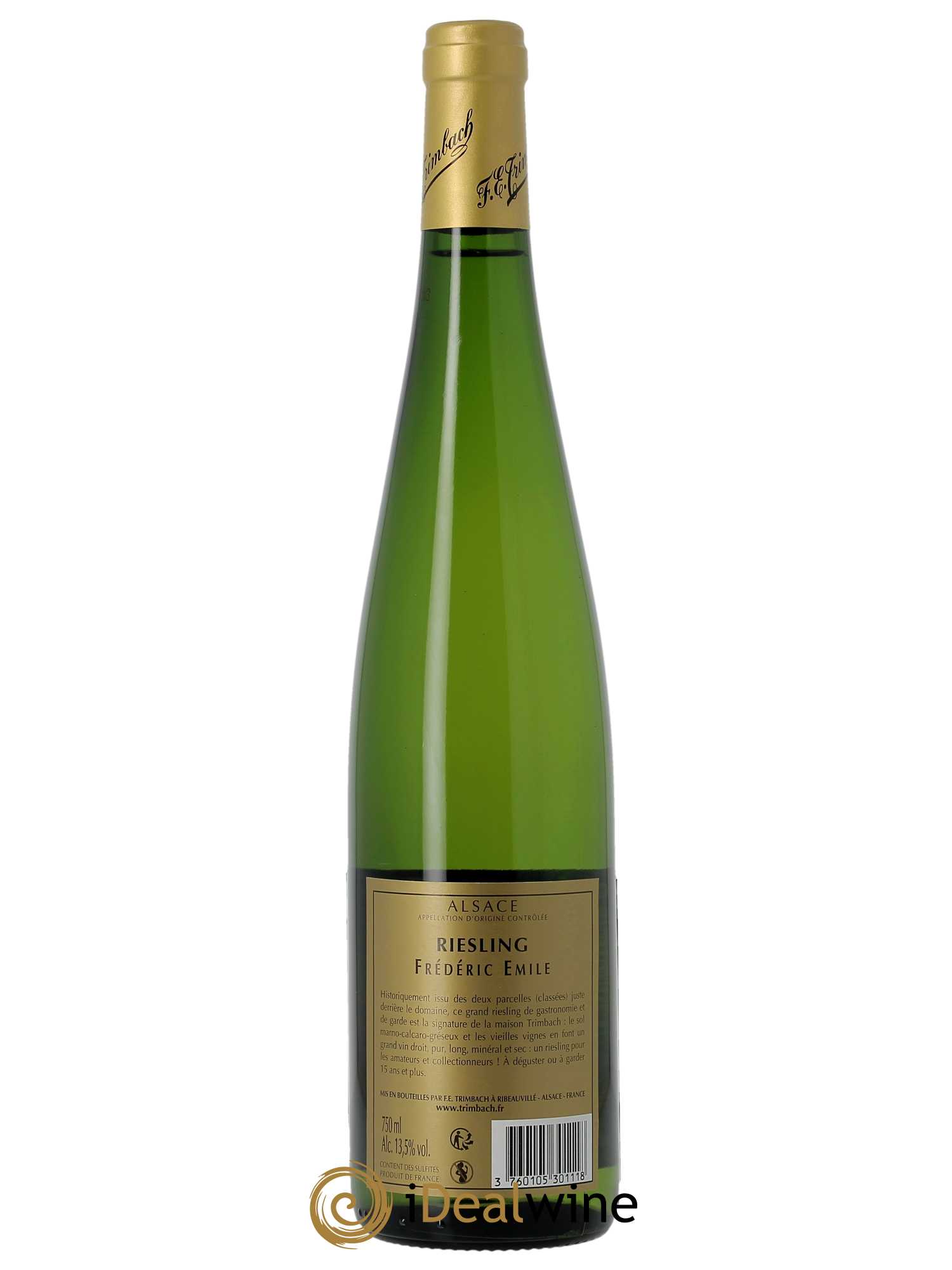 Riesling Cuvée Frédéric Emile Trimbach (Domaine)  2017 - Lot de 1 Bouteille