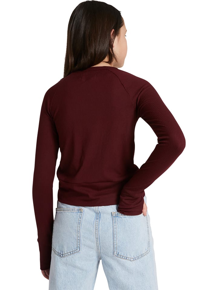 Converse Longsleeve in Dunkelrot günstig kaufen