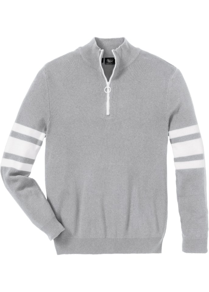 Troyer Pullover mit recycelter Baumwolle