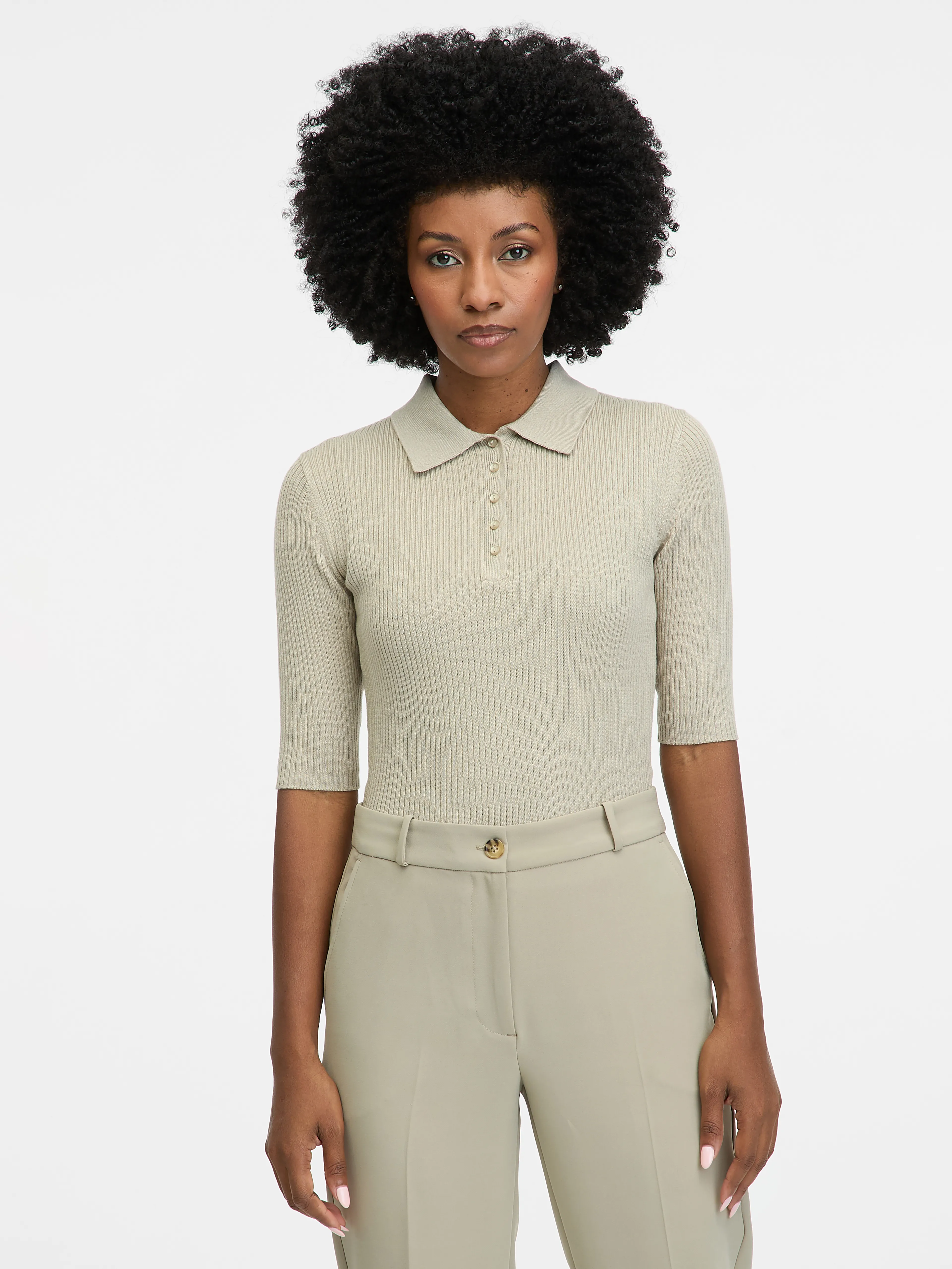 Graues Damen-Midikleid ORSAY