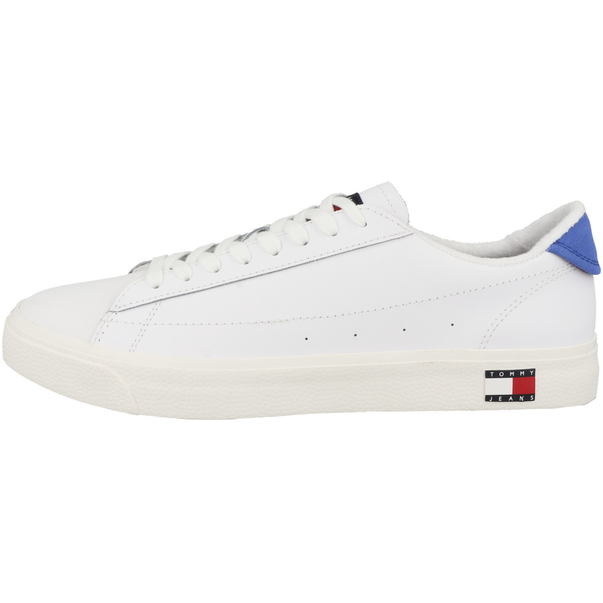 Tommy Hilfiger Tommy Jeans Leather Vulcanized Sneaker low weiss