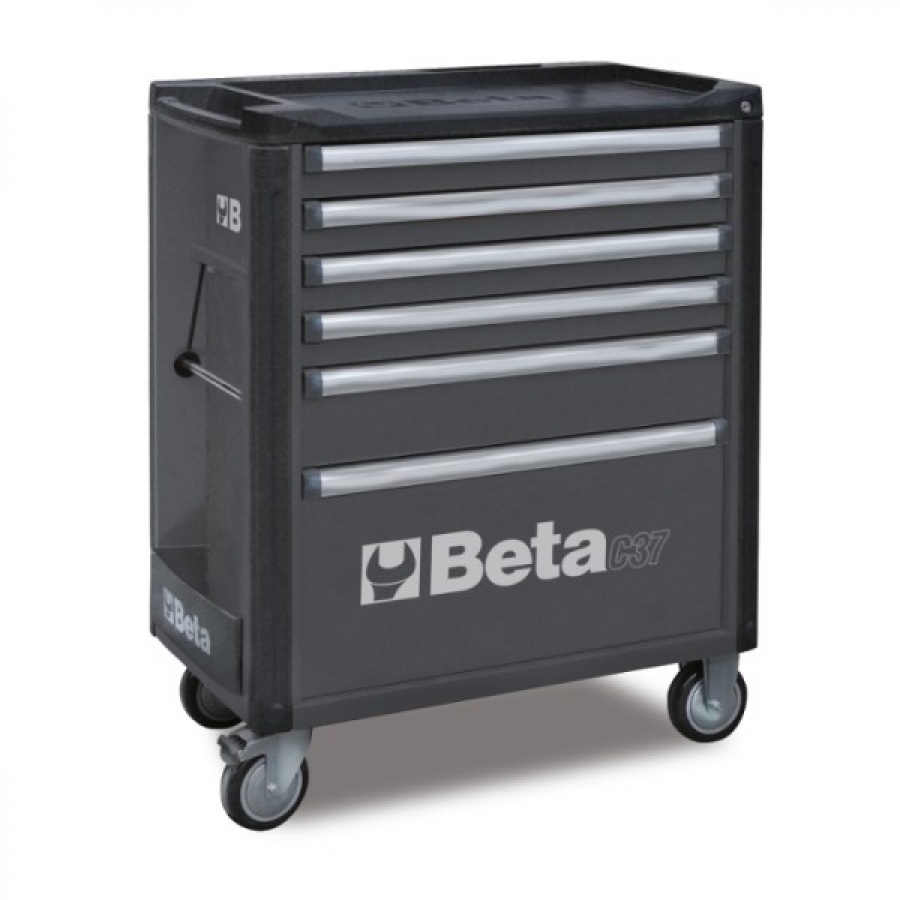 Beta 037000062 Verktygsvagn, Antracitgrå 6 lådor - 803x1004x482 mm