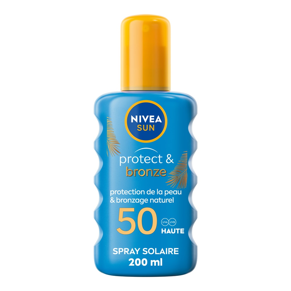 nivea Spray Activateur de Bronzage Protect&Bronze FPS 50 Protection solaire