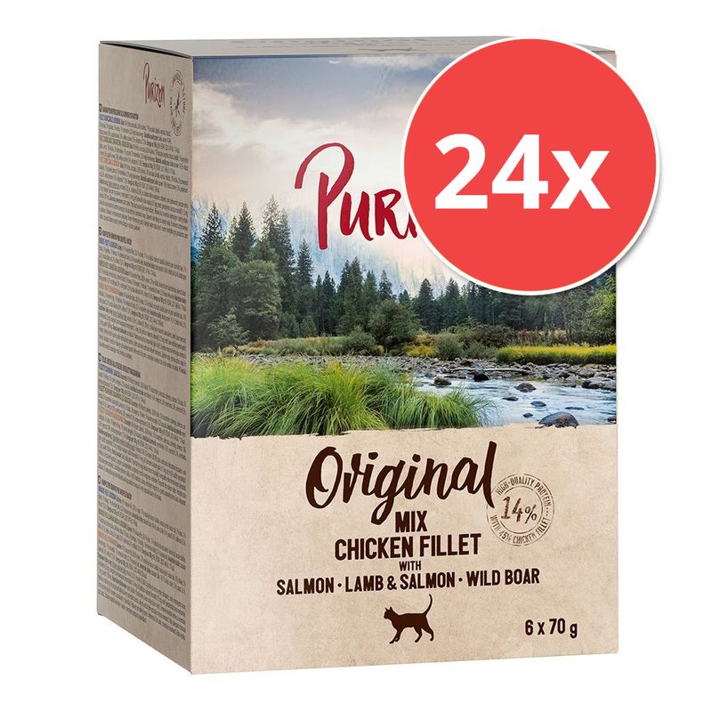 Sparpaket Purizon Adult 24 x 70 g - getreidefrei