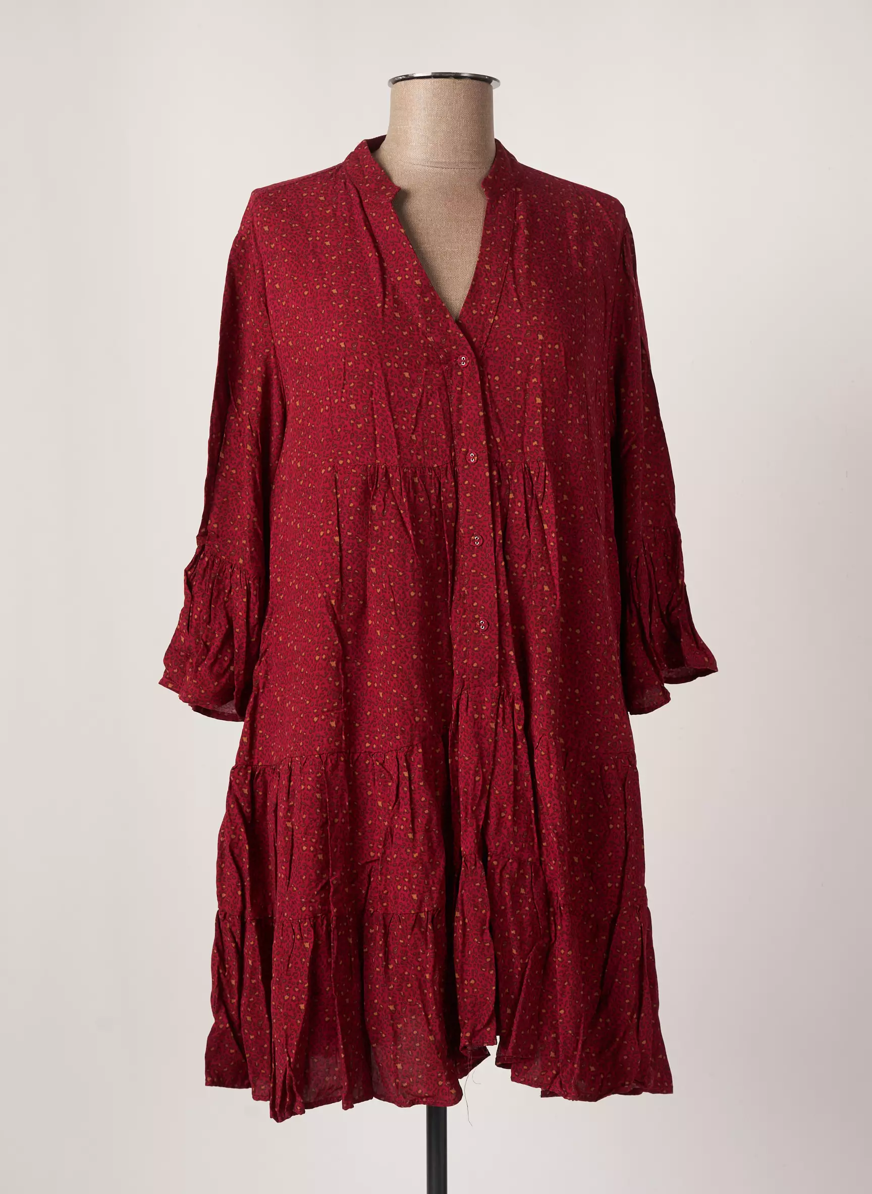 Last Queen Robes Mi Longues Femme couleur rouge