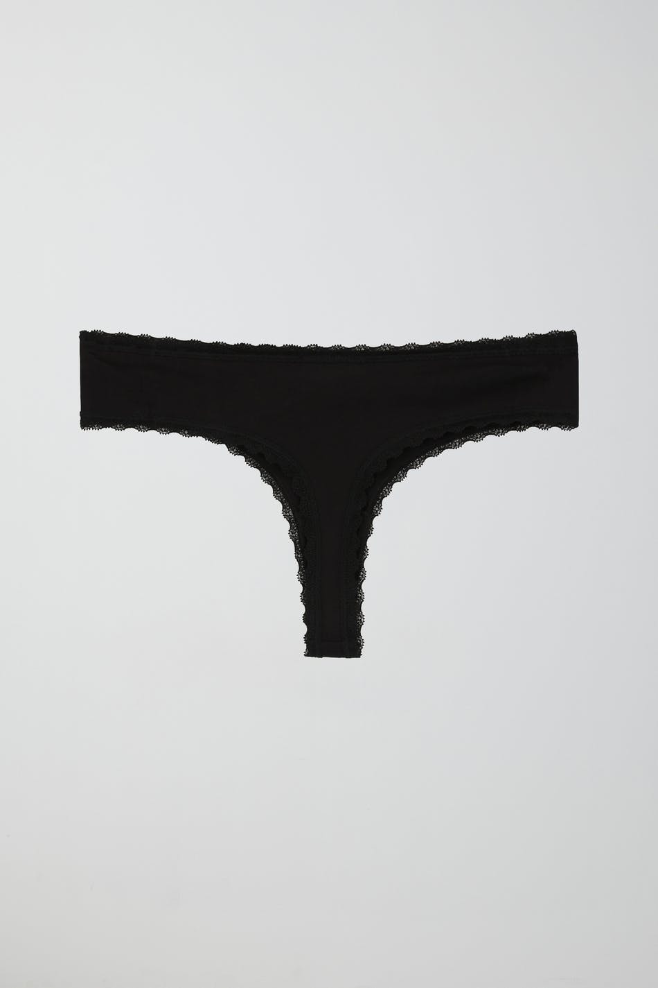 Cotton half thong