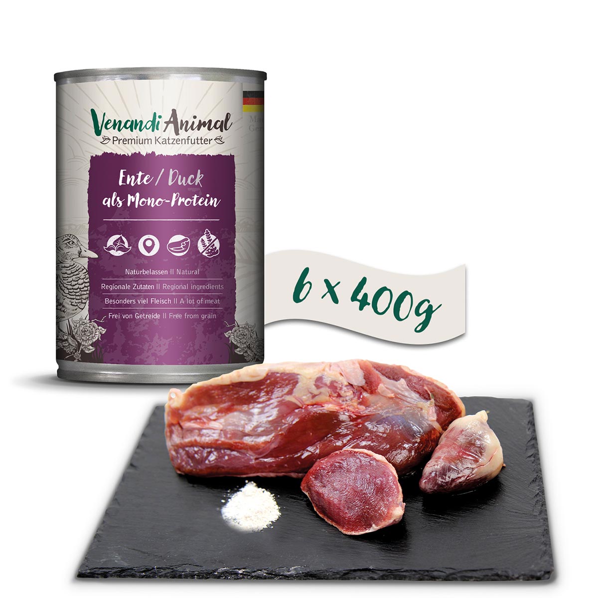 Venandi Animal - Ente als Monoprotein günstig kaufen