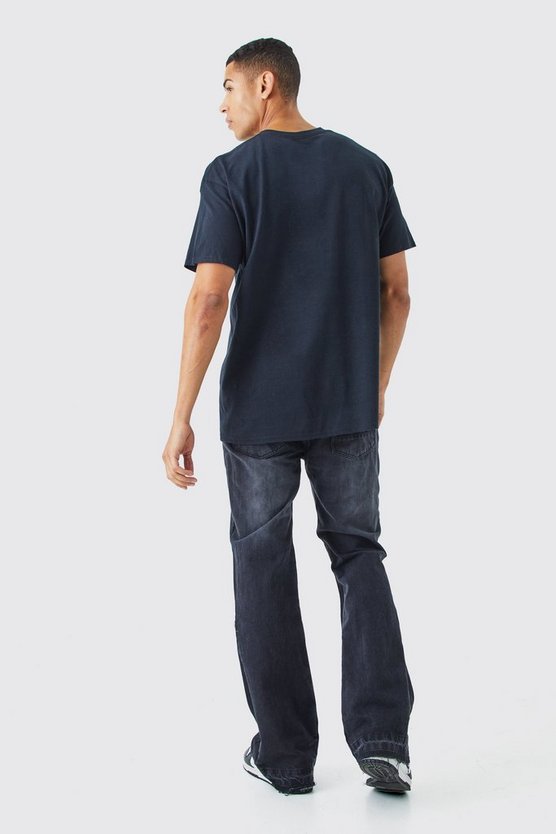 Oversize T-Shirt mit X Men Beast Print