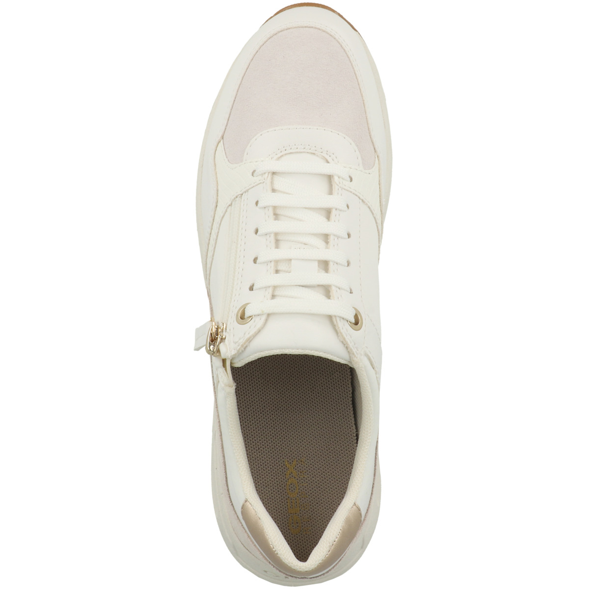 Geox D Bulmya B Sneaker Low weiss