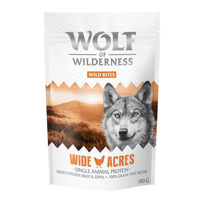 Wolf of Wilderness Snack - Wild Bites 180 g