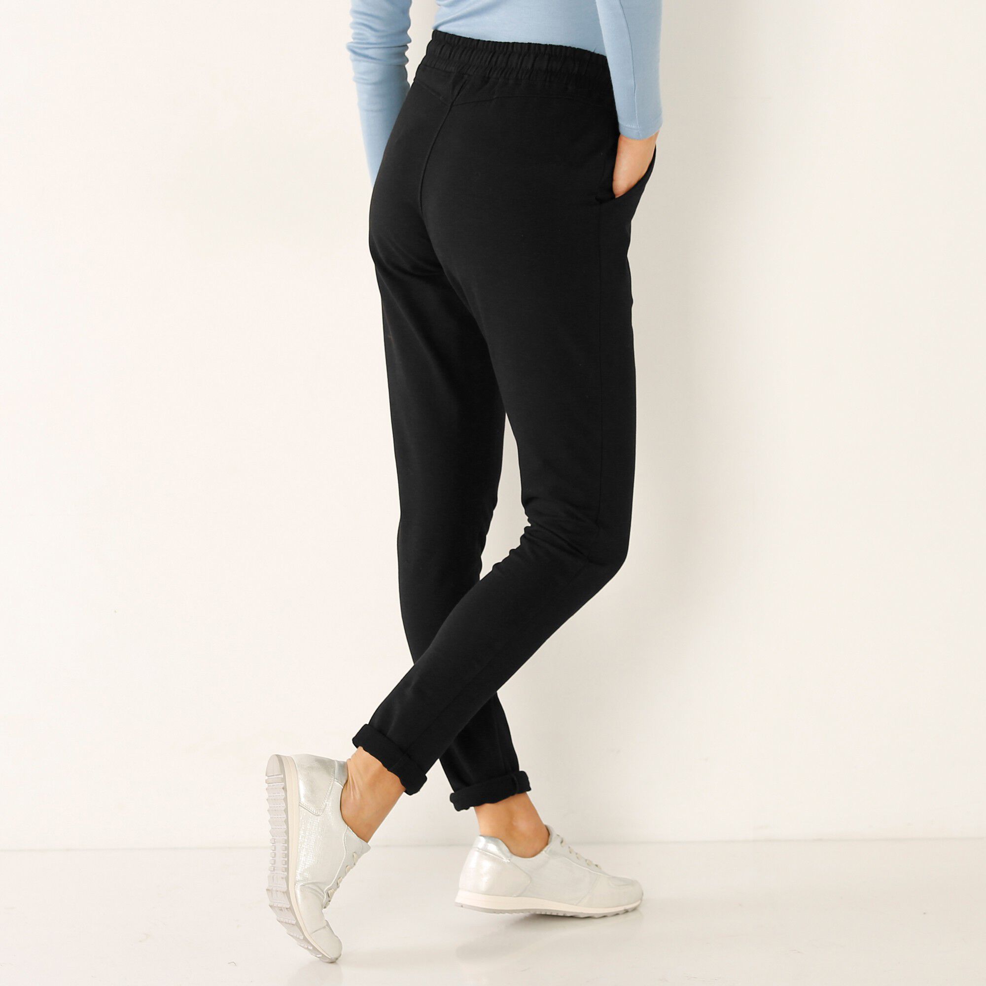 Pantalon jogpant ceinture élastiquée molleton