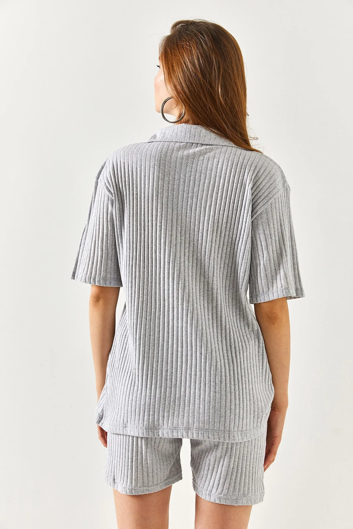 Olalook  Zweiteiler - Grau - Oversized