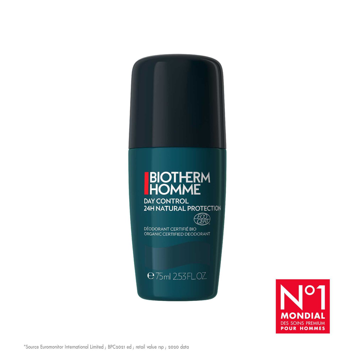 Biotherm Day Control Déodorant Bio 24h pour Homme sans Sels d'Aluminium 75 ml