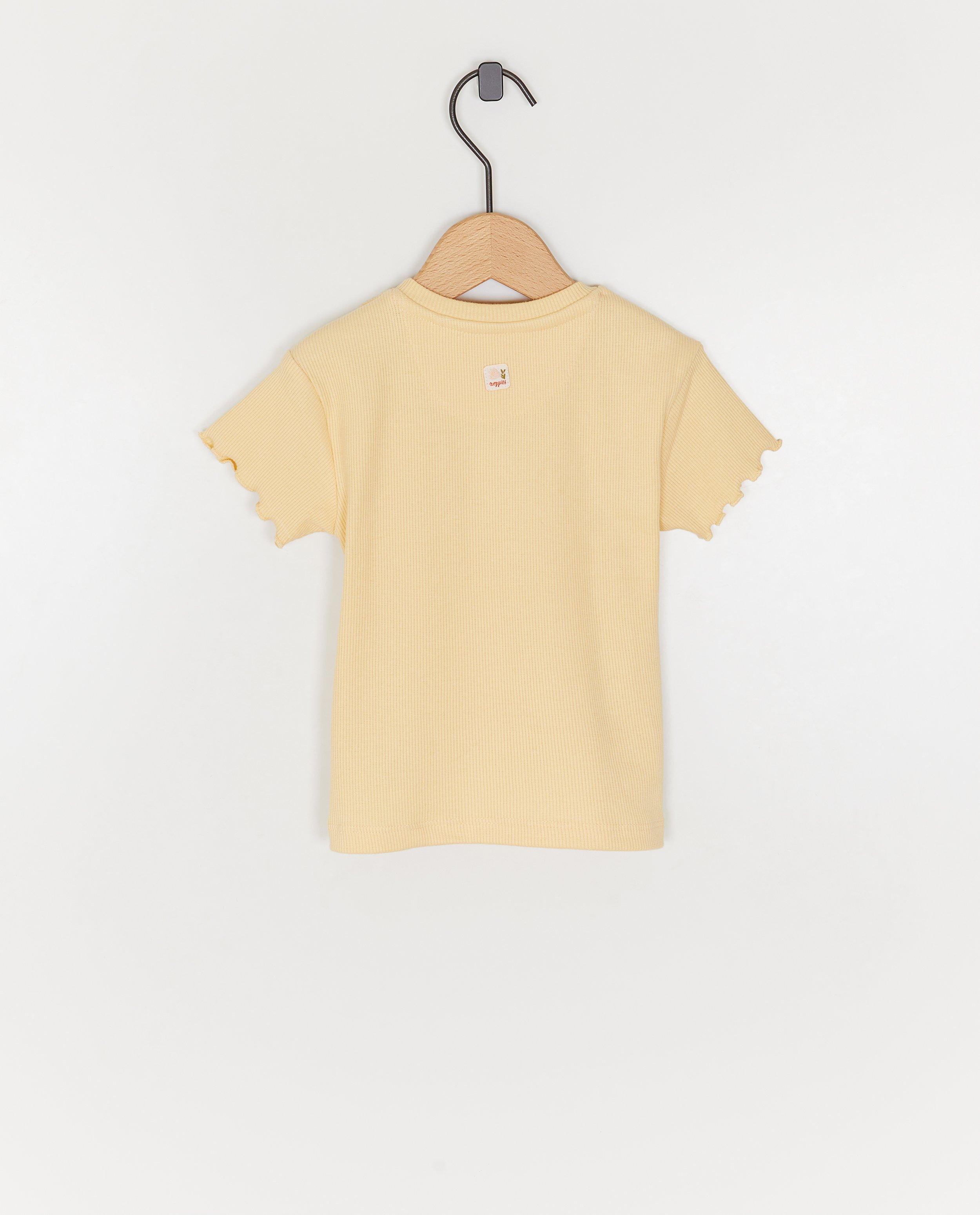Tricou Noppies galben deschis cu nervuri fine