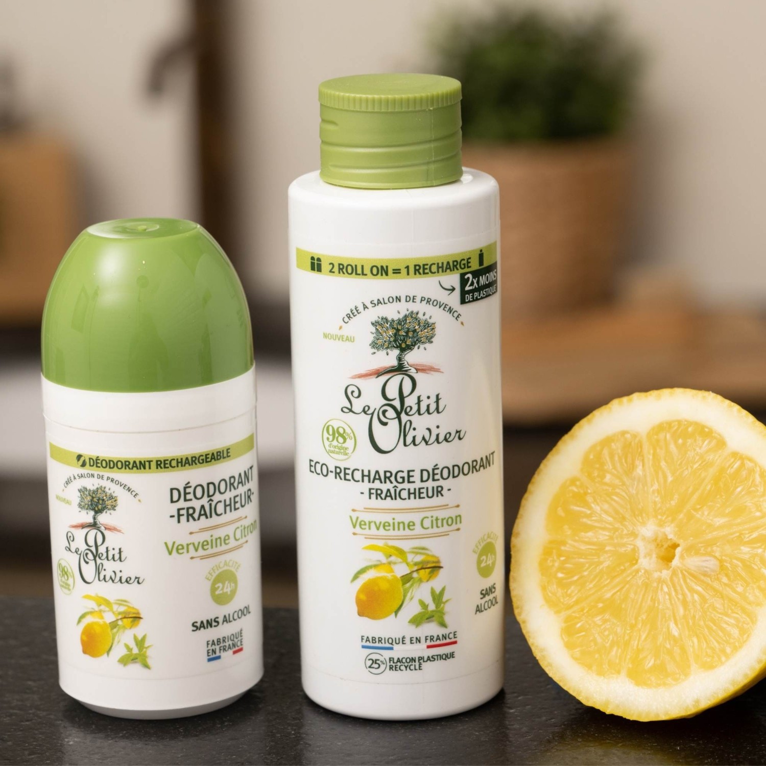 Le Petit Olivier Eco-náplň Freshness Deodorant Lemon Verbena