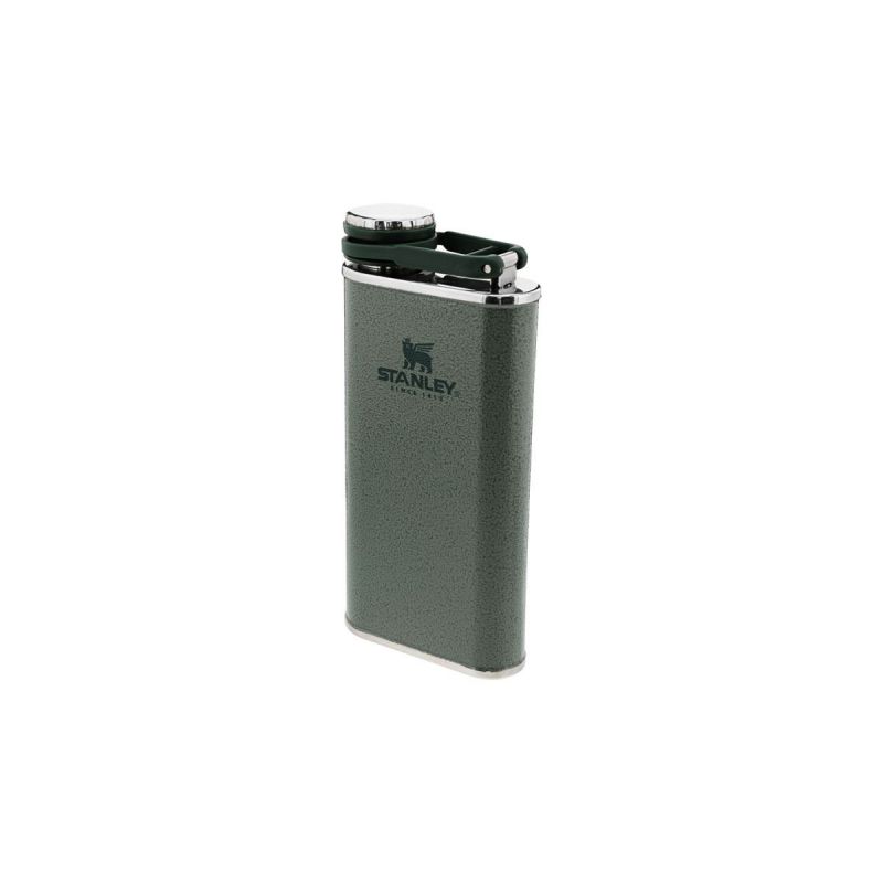 Taschenflasche, Stanley Classic Easy-Fill Wide Mouth Flask 8oz \/ 230ml Hammertone Green