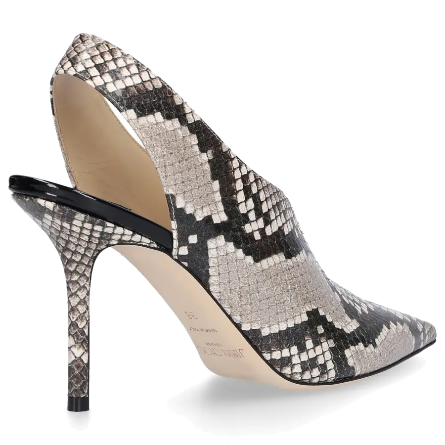 Jimmy Choo - Sandalen SAISE Kalbsleder Print braun - braun