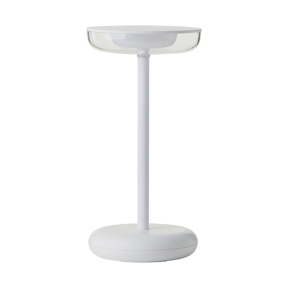 LED-Akku-Tischleuchte Nevio, weiß