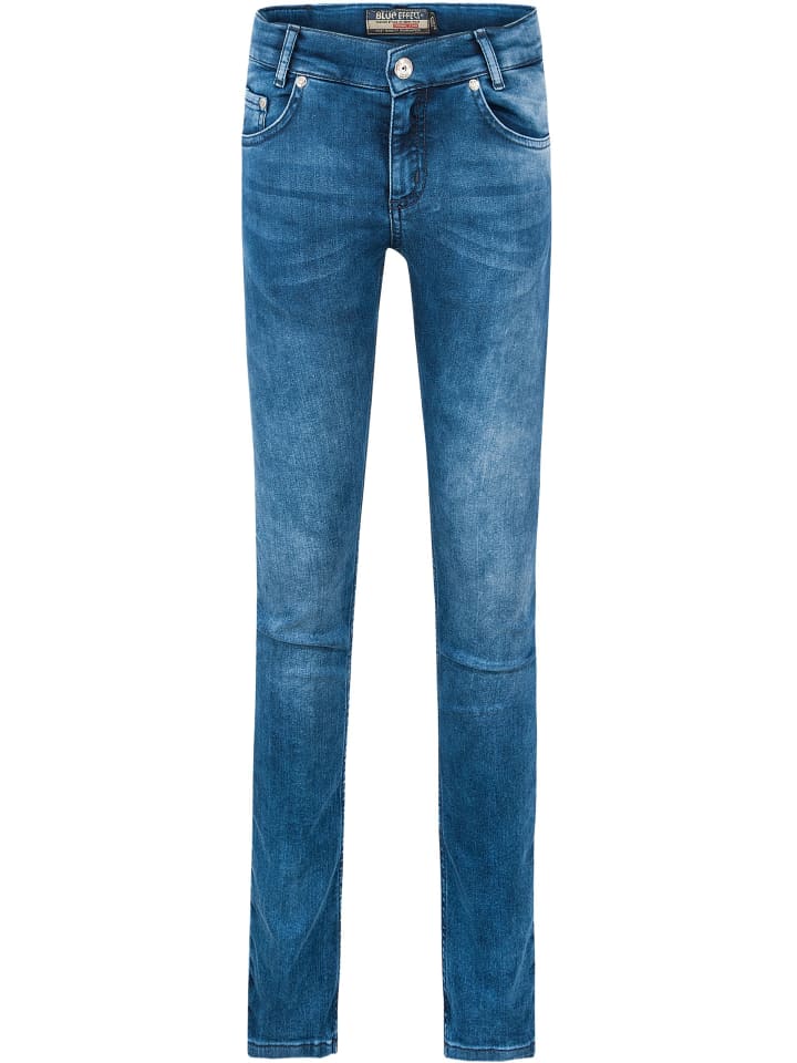 Blue Effect Jeans Hose Skinny slim fit in blue denim günstig kaufen