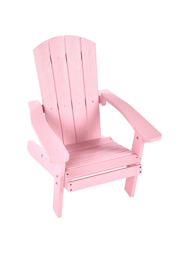 Beliani Kindersessel ADIRONDACK in Rosa - (W) 40 x (H) 64 x (L) 50 cm günstig kaufen onesize