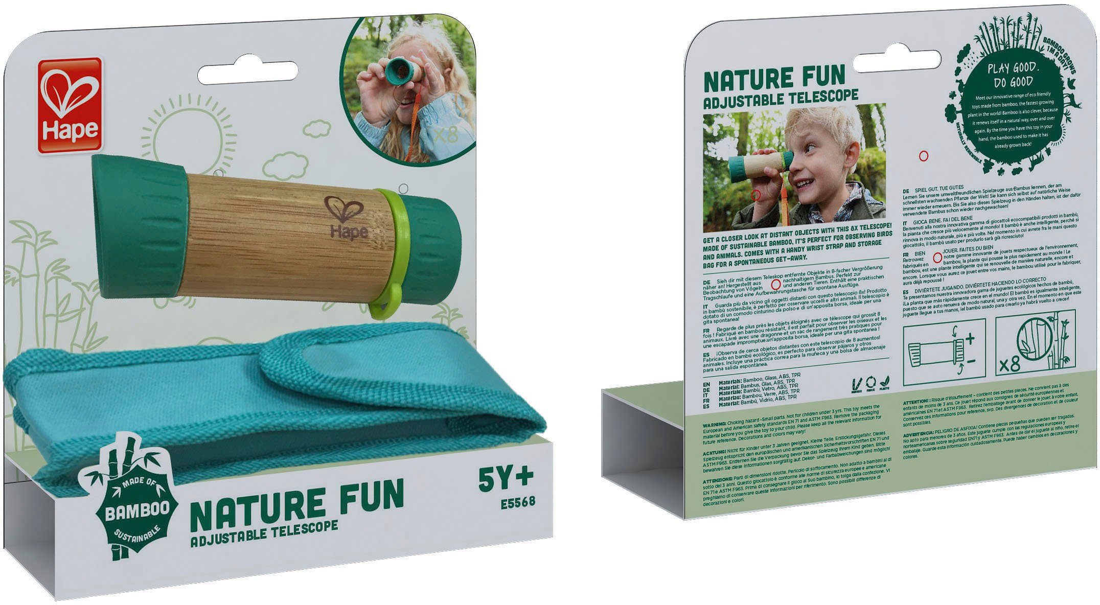 Hape Natur Fun, Teleskop Fernrohr