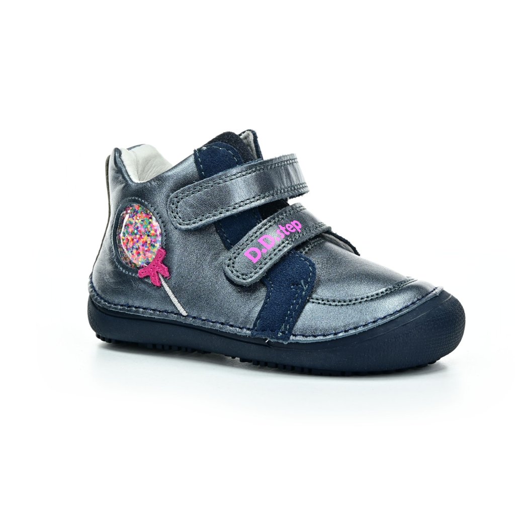 D.D.Step S063-42804 Royal Blue Barfußstiefeletten