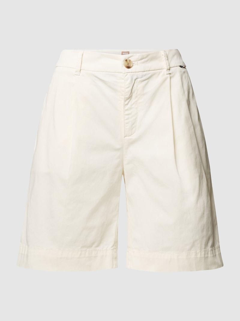 Bermudas mit Stretch-Anteil Modell 'Taggie' in weiß