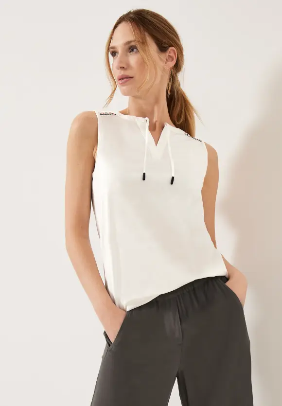 CECIL Top mit Stickereidetail