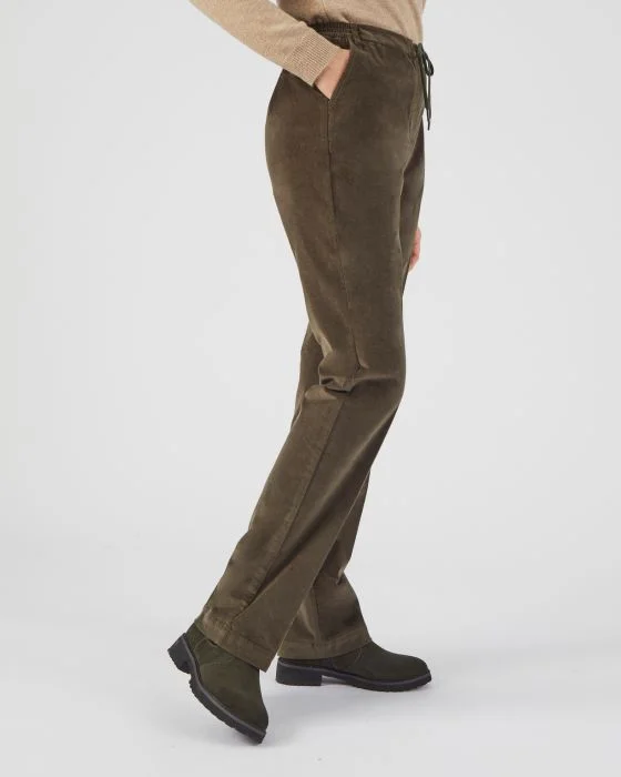 Pantalon enfilable velours