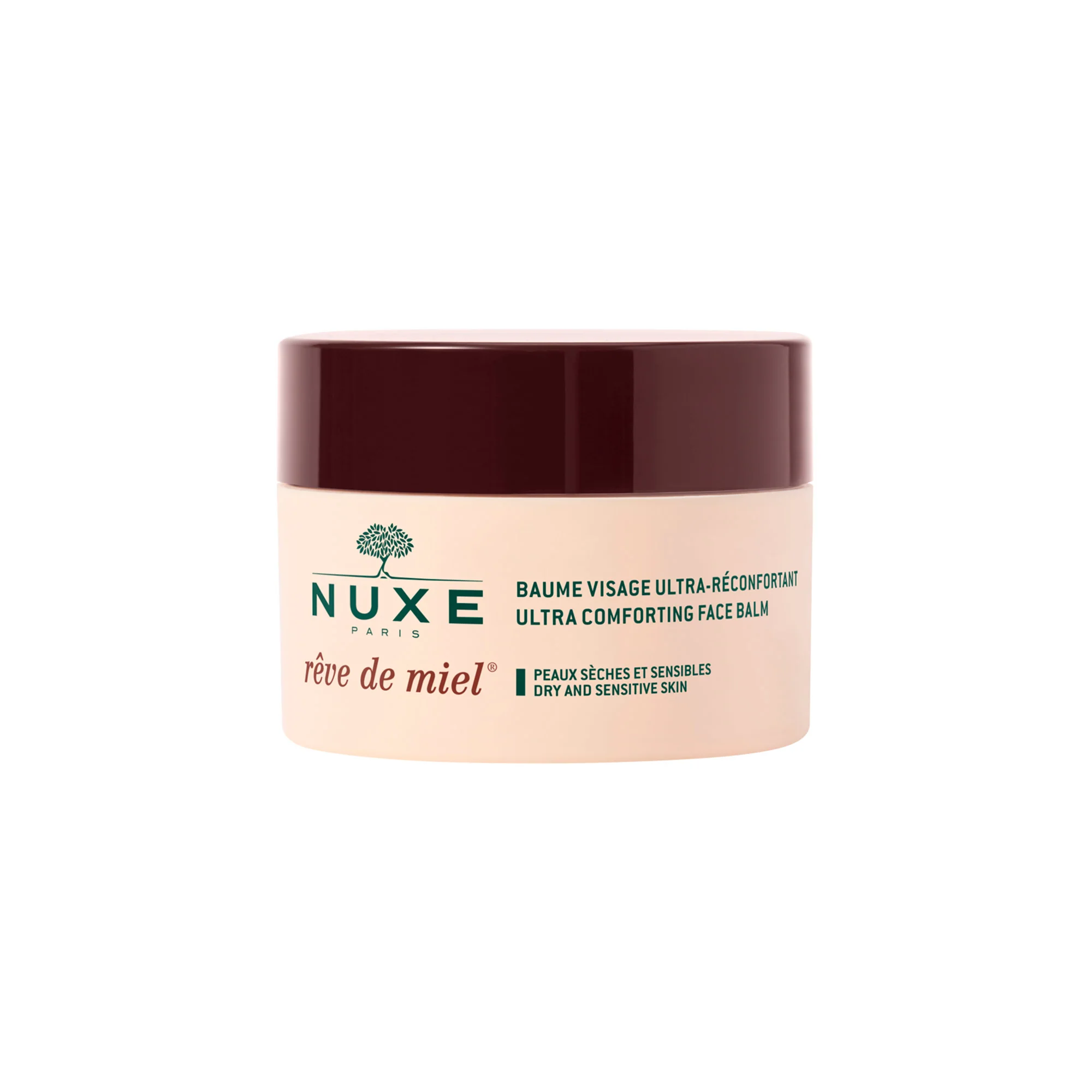 Reve de Miel Ultra-Comfortable Face Balm - Výživný denný krém, Upokojujúci denný krém, Regeneračná kúra