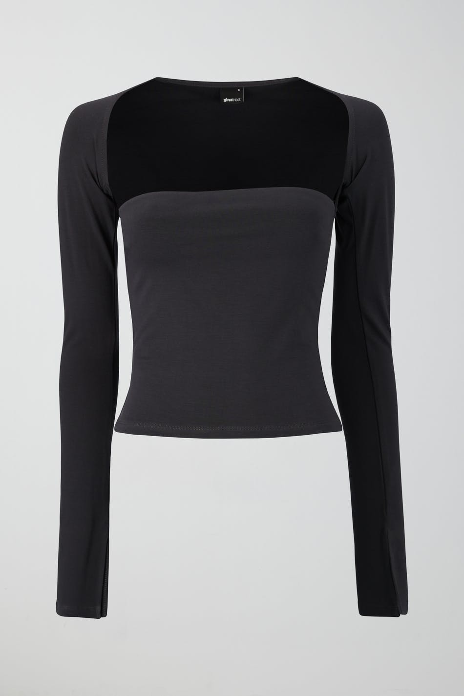 Soft touch square neck top