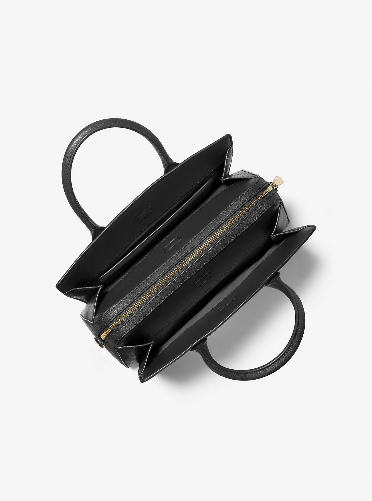 Laila Medium Skinnveske - SVART
