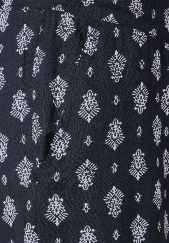 CECIL Casual Fit Hose mit Print