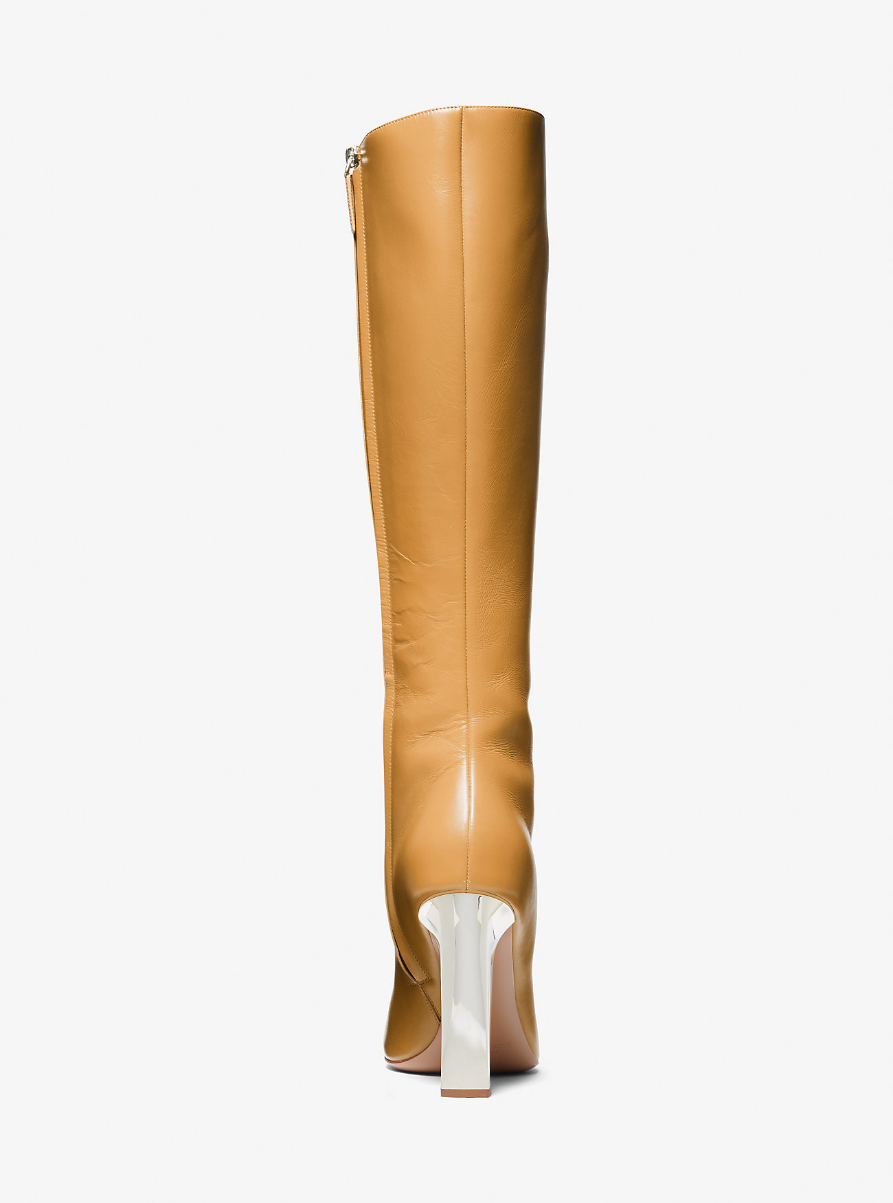 Carly Leather Boot - CAMEL