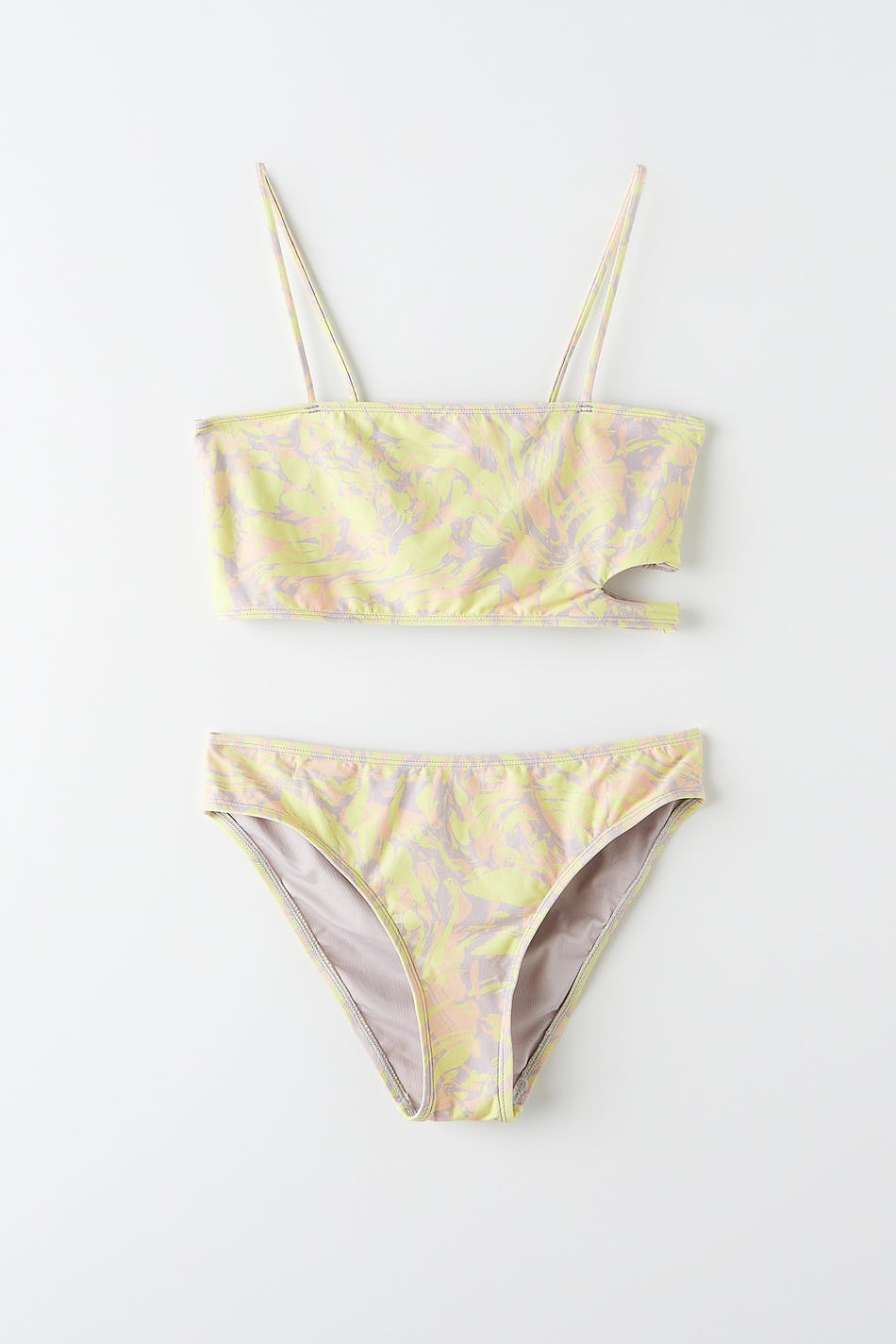 Y cut out bikini set