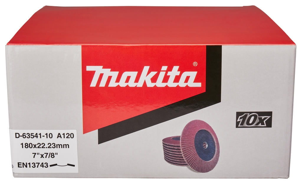 Makita Zubehör D-63541-10 Fächerscheibe 180mm A120
