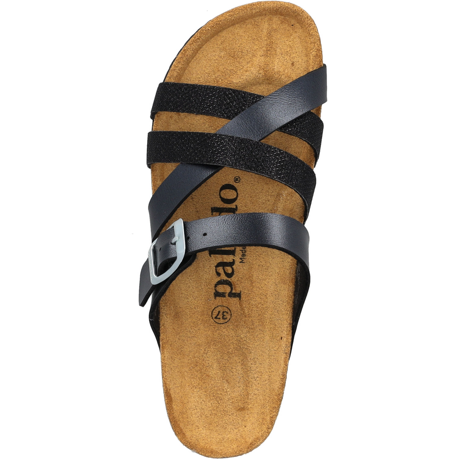 Palado Balmur, Pantoletten, Damen, Schwarz Metallic