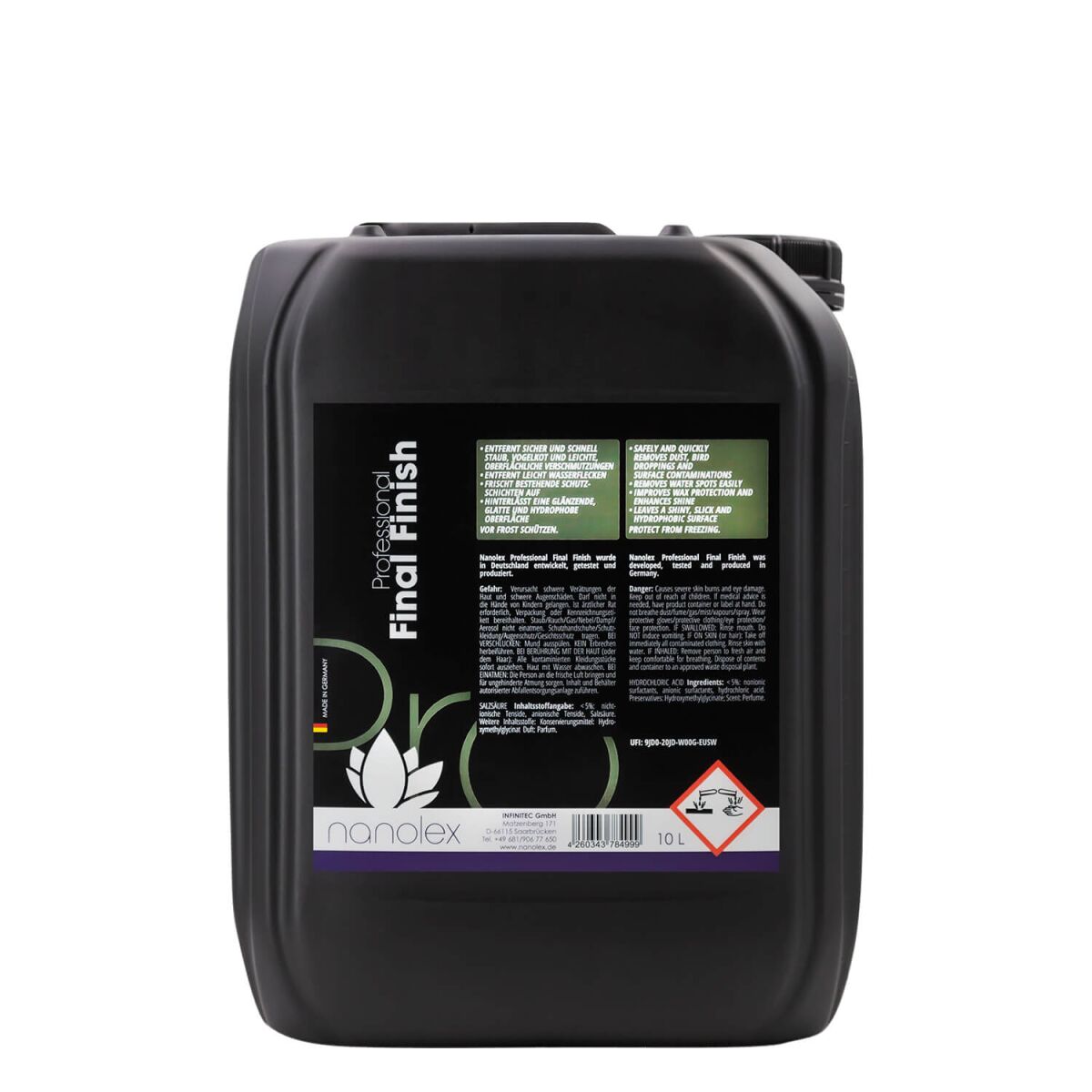 Nanolex Professional Final Finish Quick Detailer 10L