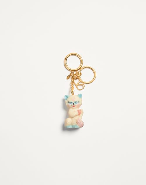 Valentino Garavani Le Chat De La Maison Nylon nøglering Taske Charm