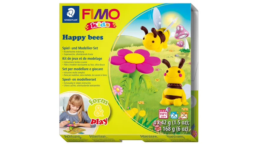 STAEDTLER Modelliermasse FIMO® Kids Materialpackung form&play 