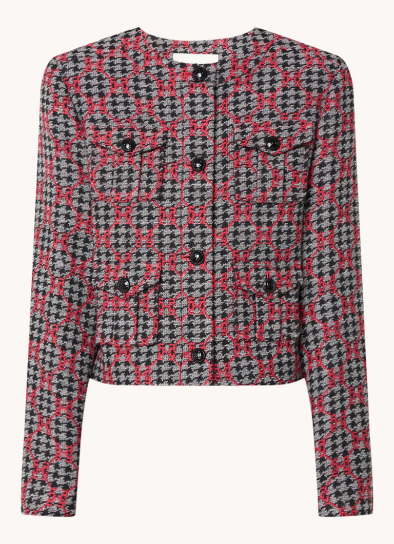 Fifth House Delphy jacket with print and patch pockets