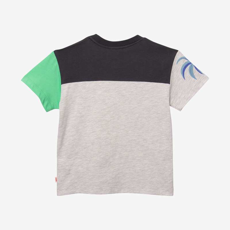 T-shirt garçon color block gris Catimini
