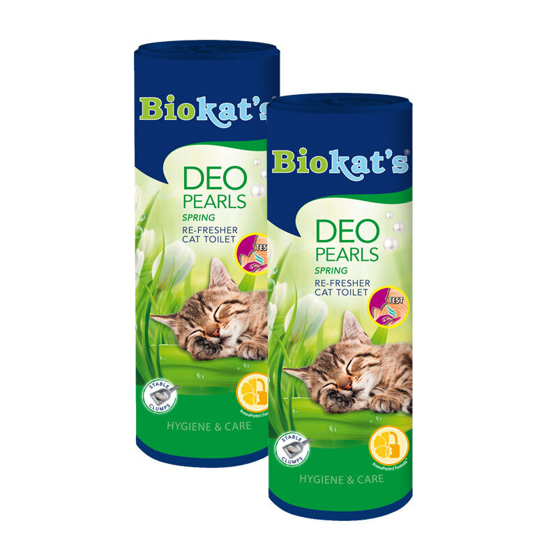 Biokat's Katzenstreu Biokat's Deo Pearls Deodorant Frühling 2x700 g