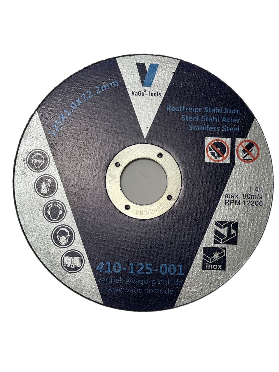 Vago-Tools Trennscheiben Flexscheiben 125mmx1mm Edelstahl Metall Stahl 5 Stück