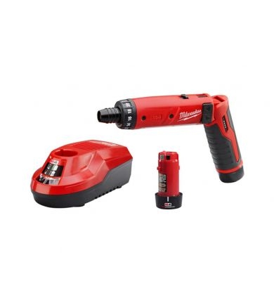 Milwaukee 4933440475 M4 D-202B/2 batteridrevet kompakt skrutrekker 4 volt 2,0 Ah