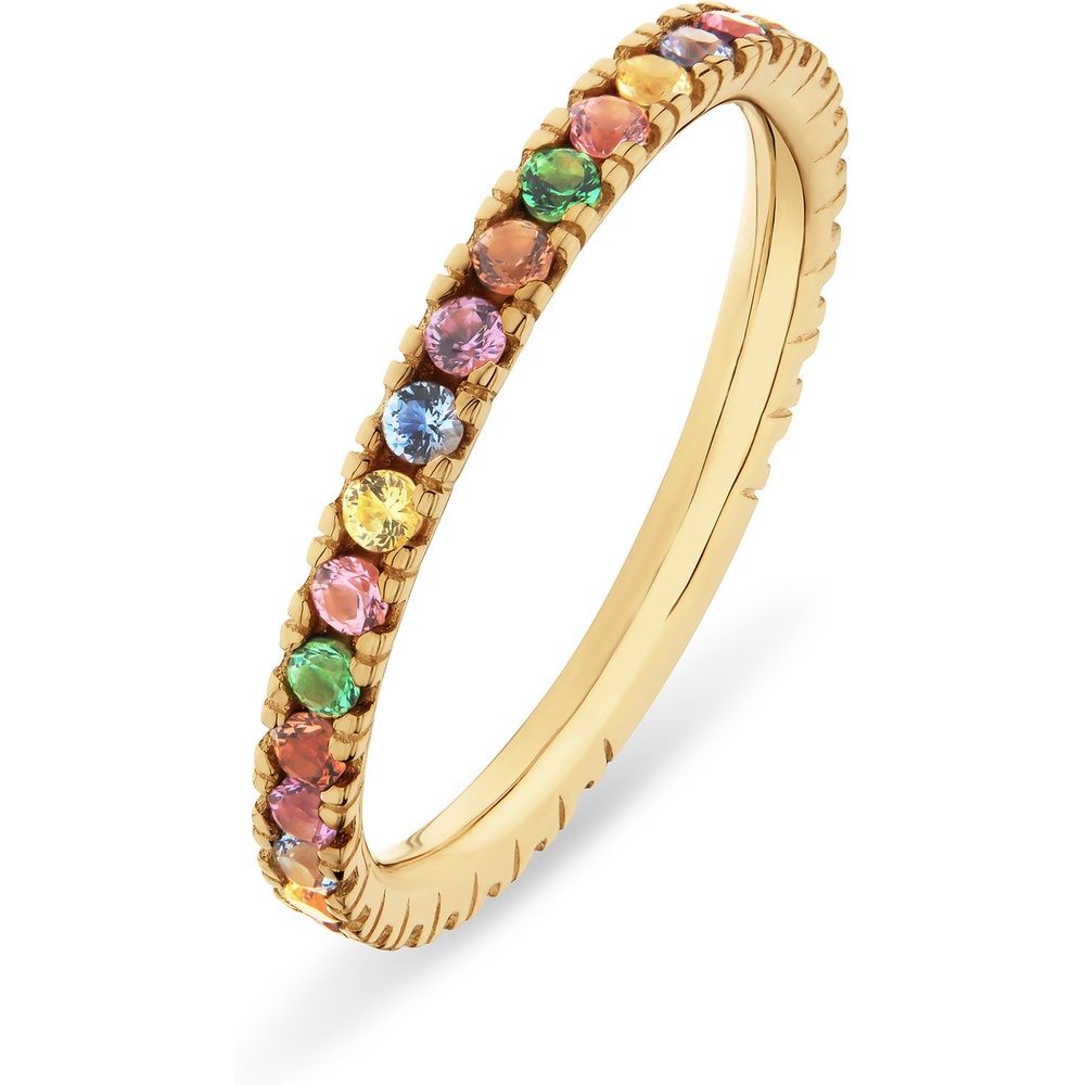 FAVS Bague pour femme 375 Or jaune or jaune Bague